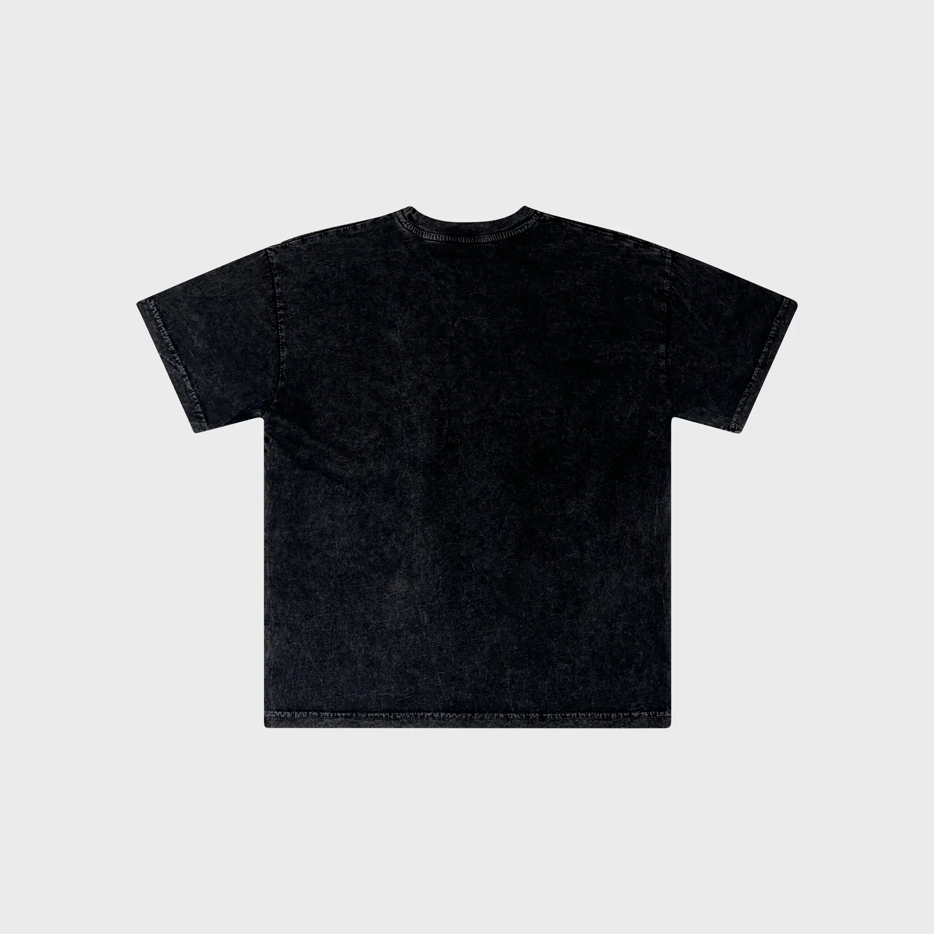 OUT O.STAR T-Shirt Black Salt Wash - Image 2