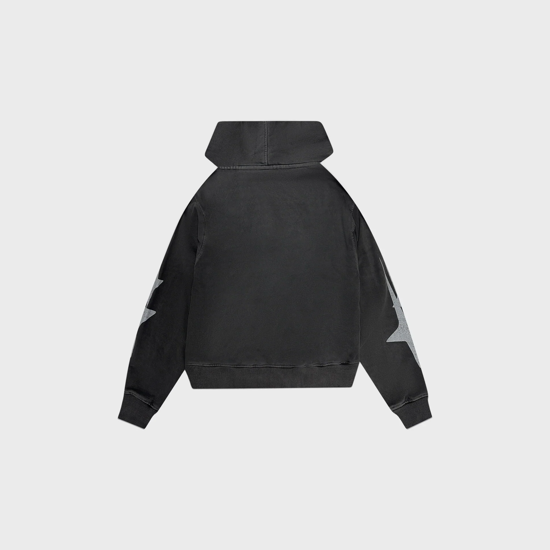 OUT Shooting Star Drop Shoulder Hoodie Vintage Grey - Image 2