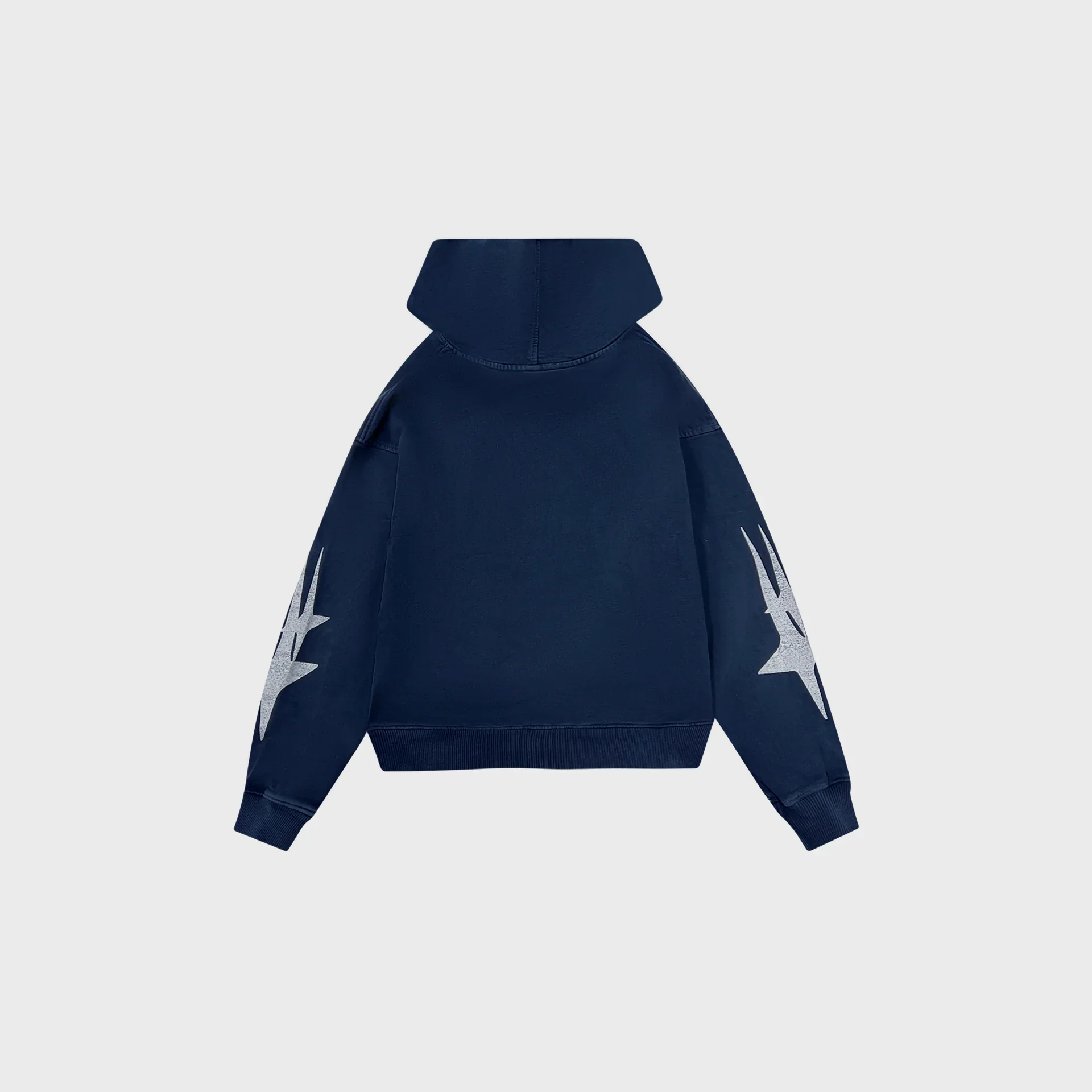 OUT Shooting Star Drop Shoulder Hoodie Vintage Navy - Image 2